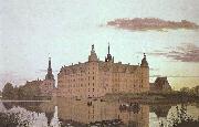 Christen Kobke Schlob Frederiksborg im Abendlicht oil painting artist